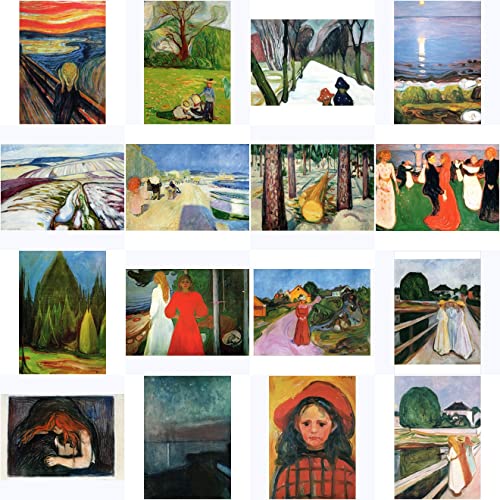 Kunstkarten-Komplett-Set Edvard Munch von Generic