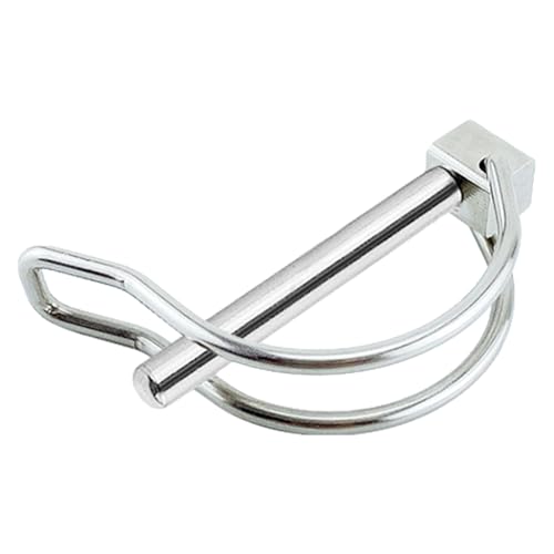 Kupplung für Anhänger | Hochleistungs-Kupplungsbolzenclips aus Edelstahl, robuste Kupplungsbolzenclips, Verriegelungsbolzen für Anhänger, Sicherheitsnadel Kupplung für Anhänger | Hochleistungs-Kupplungsbolzenclips aus Edelstahl, robuste Kupplungsbolzenclips, Verriegelungsbolzen für Anhänger, Sicherheitsnadel von Generic