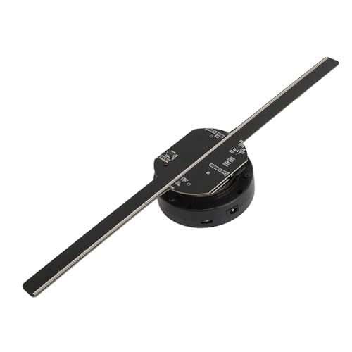 LED-Projektionsventilator, 3D-Hologramm-Ventilator, 100–240 V, 2 Flügel, 32 Mm, 2000 X 224 Auflösung, App-Steuerung für die Anzeige von Feiertagsveranstaltungen Im Geschäft von Generic