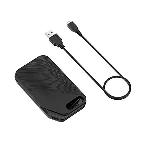 Ladekoffer Ersatz passend für Plantronics Voyager 5200 5210 Ladegerät, Kopfhörer Ladestation Ladestation Halterung, Schwarz von Generic