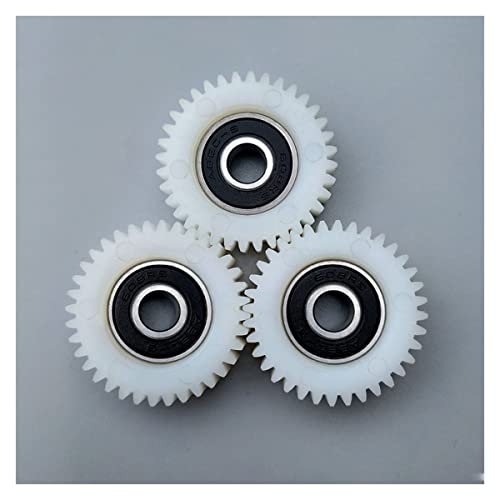 Lagerersatz 3 Stück 36 Zähne Zahnräder Elektrofahrrad Motor Reparatur Getriebe Nylon for Motor Getriebelager von Generic