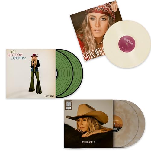 Lainey Wilson Exclusive Complete Vinyl Discography Collection: Sayin' What I'm Thinkin' (Pearl) / Bell Bottom Country (Green Striped) / Whirlwind (Sandstone) von Generic