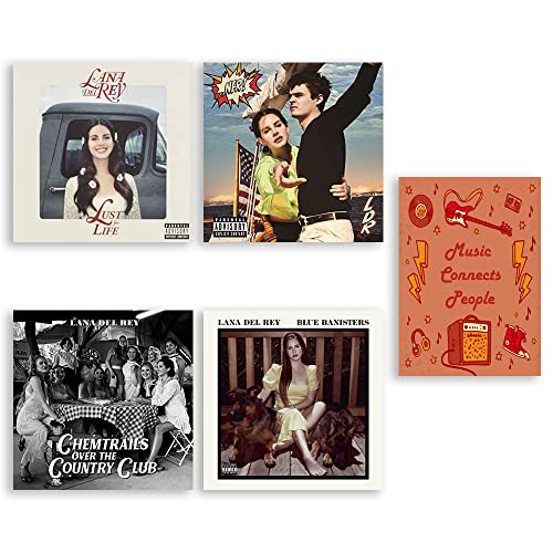 Lana Del Rey 4 Newest Studio Albums CD / Lust for Life / NFR! / Chemtrails Over the Country Club / Blue Banisters / with Bonus Art Card Lana Del Rey 4 Newest Studio Albums CD / Lust for Life / NFR! / Chemtrails Over the Country Club / Blue Banisters / with Bonus Art Card von Generic