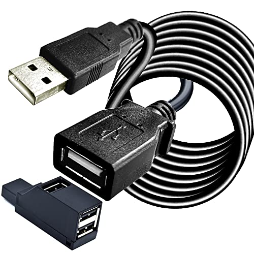 Langes USB-2.0-Hub-Verlängerungskabel, 9,5 m, USB-Stecker auf Buchse, langes Kabel, Verlängerungskabel, Datenübertragung, USB-Anschluss für USB-Flash-Laufwerk/Festplatte von Generic