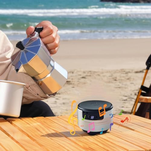 Lauter Stereo -Lautsprecher - Tragbarer wasserdichte Musikplayer, Knochenleitungs -Audiogerät | Deep Bass Sound System für Wanderfeier im Freien Badezimmer Schlafzimmer Fahrt kompaktes drahtloses Laut von Generic