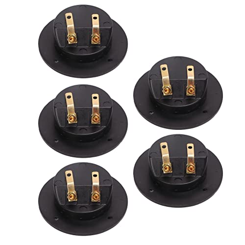 Lautsprecher Terminal Cup Dual Binding Post Subwoofer Box Terminal für Home Hotel Hall Langlebige ABS-Zinklegierung Schwarz Lautsprecher Terminal Cup Dual Binding Post Subwoofer Box Terminal für Home Hotel Hall Langlebige ABS-Zinklegierung Schwarz von Generic