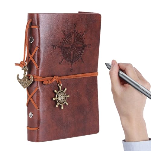 Leder Zeitung - Klassisches Schreibbuch, handgefertigtes Connected Sketch Book | Bindendes Skizzenbuch, Vintage Leder Agenda, Personal Organizer, Rustic Travel Book für Männer, Fem Leder Zeitung - Klassisches Schreibbuch, handgefertigtes Connected Sketch Book | Bindendes Skizzenbuch, Vintage Leder Agenda, Personal Organizer, Rustic Travel Book für Männer, Fem von Generic