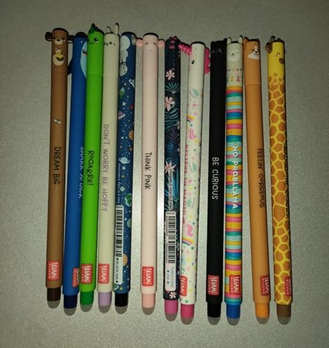 Legami Radierbare Stifte Bundle - Set mit 12 Legami löschbaren Gelstiften von Generic