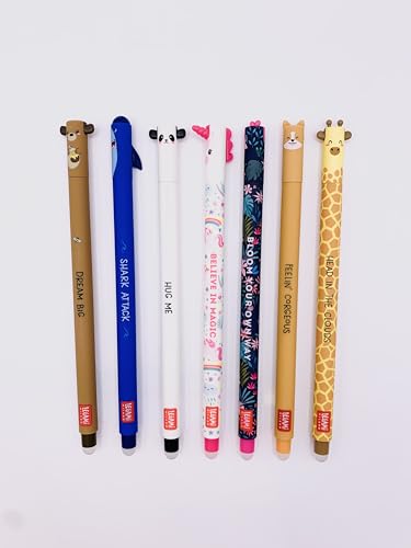 Legami Radierbare Stifte Bundle - Set mit 7 Legami löschbaren Gelstiften (Modern) von Generic