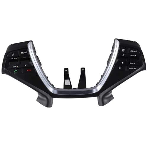 Lenkradbedientasten Kompatibel mit Hyundai für Sonata 2014 2015 2016 2017 96700C1510 Auto Lenkradfernbedienungsschalter Montage Tempomat Taste Lenkradbedientasten Kompatibel mit Hyundai für Sonata 2014 2015 2016 2017 96700C1510 Auto Lenkradfernbedienungsschalter Montage Tempomat Taste von Generic