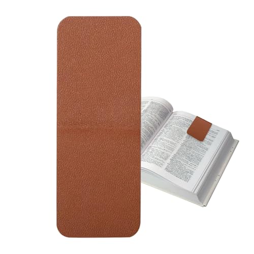 Lesezeichen Magnet aus PU-Leder, magnetische Lesezeichen für Frauen | Wunderschöne magnetische Lesezeichen zum Anklippen einzigartiger Lesezeichen, dekorative Lesezeichen für Männer von Generic