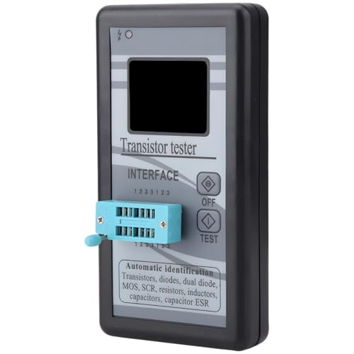 M328 Transistor-Tester mit Farb-LCD-Display, Messgerät für eine Vielzahl von Komponenten, ABS-Gehäuse von Generic