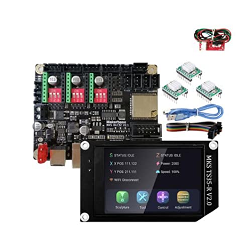 MKS DLC32 TS35-R Desktop Graviermaschine Steuerplatine GRBL Offline Controller 32bits Wifi ESP32-Wroom-32U Graveur MKS DLC32 TS35-R Desktop Graviermaschine Steuerplatine GRBL Offline Controller 32bits Wifi ESP32-Wroom-32U Graveur von Generic