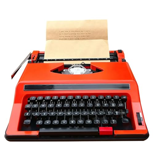 Manuelle traditionelle Schreibmaschine, Vintage-Schreibmaschine, tragbares klassisches Schreibwerkzeug for kreatives Schreiben, Notizen und Briefe for Literaturliebhaber und Nostalgieliebhaber Manuelle traditionelle Schreibmaschine, Vintage-Schreibmaschine, tragbares klassisches Schreibwerkzeug for kreatives Schreiben, Notizen und Briefe for Literaturliebhaber und Nostalgieliebhaber von Generic