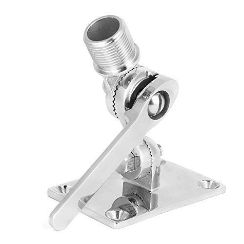 Marine VHF Edelstahl -Antennenhalterungshalterung Hochleistungs -Doppelachse -Ratsche -Halterung Talkie Antennenhalter für Meereszubehör Marine VHF Edelstahl -Antennenhalterungshalterung Hochleistungs -Doppelachse -Ratsche -Halterung Talkie Antennenhalter für Meereszubehör von Generic