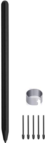 Magnetischer EMR Stylus für Remarkable 2 Stifte mit Radiergummi, Handflächenunterdrückung, 4096 Druckempfindlichkeit, professioneller Ersatz für Remarkable Plus & Kindle Scribe Tablet mit 5 Spitzen von fllynewrite