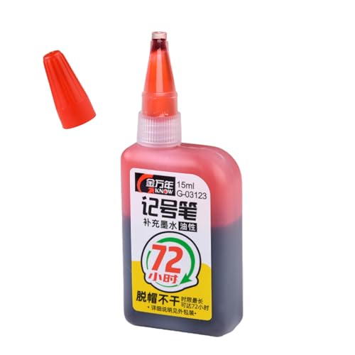 Marker-Tinte Nachfüllung-Multicolor-Ölbasis-Tinte, Schnelle Trockenformel | 72-stündige Fade-resistente Marker-Nachfüllung Für Kunst-, Industriegebrauch- Und Metallflächen, Lang Anhaltende Handwerksbe Marker-Tinte Nachfüllung-Multicolor-Ölbasis-Tinte, Schnelle Trockenformel | 72-stündige Fade-resistente Marker-Nachfüllung Für Kunst-, Industriegebrauch- Und Metallflächen, Lang Anhaltende Handwerksbe von Generic