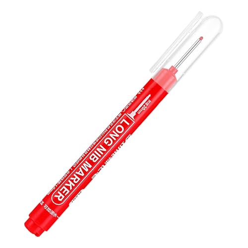 Marker mit langer Spitze – Bau-Marker mit langer Nase, schnell trocknender Langkopf-Bohrer, Reichweite Permanentmarker für und Bauarbeiter Marker mit langer Spitze – Bau-Marker mit langer Nase, schnell trocknender Langkopf-Bohrer, Reichweite Permanentmarker für und Bauarbeiter von Generic