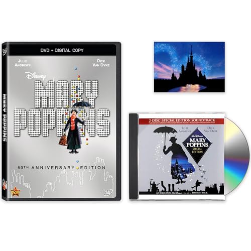 Mary Poppins Collection: Original Movie DVD / Special Edition Soundtrack CD / + Including Bonus Art Card von Generic