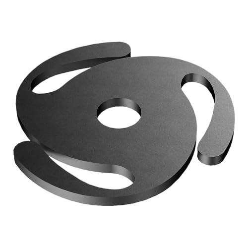 Massiver Aluminium-Holzadapter, 45 Log-Adapter – 45 U/min, Aluminium-Scheibenadapter, Umwandlungsblatt, Technik-Plattenspieler, leichte Teile, A-Einsätze von Generic