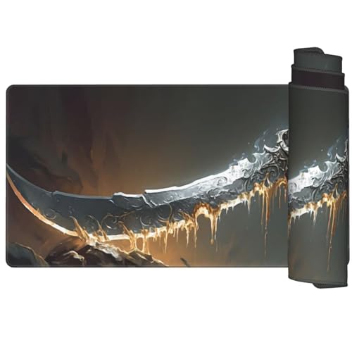 Mauspad Cool Mousepad XXL 1600 X 800 mm, Schreibtischunterlage Adler Mauspad Gaming Mouse Pad, Mousepad mit Verbessert Präzision und Geschwindigkeit, Rutschfeste Gummibasis, Schreibtisch Zubehör Q1160 von Generic