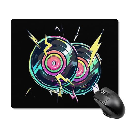 Mauspads, Retro Cd Musik 1990 Neunziger Party Verschleißfest Mousepad Gummierte Unterseite Schreibtischmatte Für Computer Laptop Homeoffice 25X30cm Mauspads, Retro Cd Musik 1990 Neunziger Party Verschleißfest Mousepad Gummierte Unterseite Schreibtischmatte Für Computer Laptop Homeoffice 25X30cm von Generic