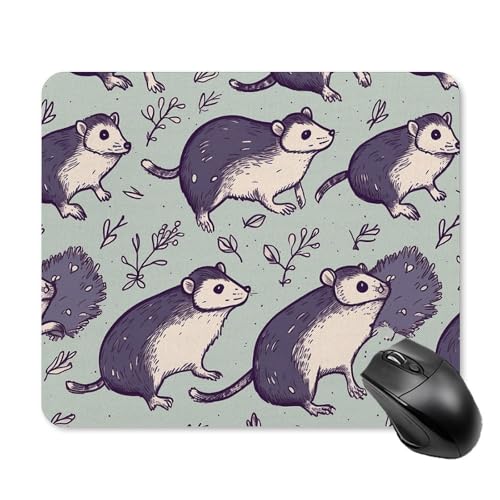 Mauspads Beutelratte Desk Pad Verschleißfest,Langlebige Gaming Mauspad Für Computer Laptops Büro 25X30Cm von Generic