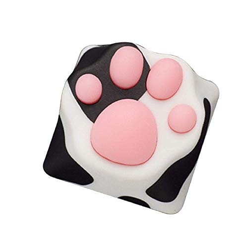 Mechanische Tastatur-Kappe für Cherry-MX-Switch (C), aus Silikon, weich, für Katzen-Bastelarbeiter und Katzenpfoten, personalisierbar von Generic