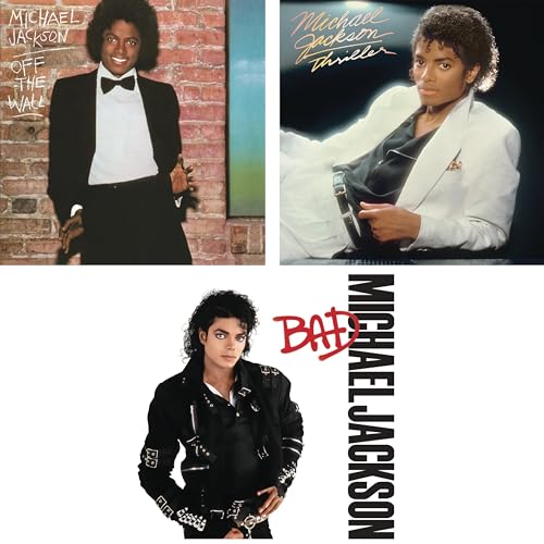 Michael Jackson Vinyl Album Collection: Off the Wall / Thriller / Bad - Limited Pressing Gatefold 3 Record [LP] Set von Generic