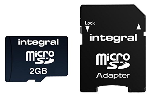 MicroSD 2GB mit SD-Adapter, Flash-Speicherkarten, Micro-SD-Karten, 1 Stück | INMSD2GV2 von Generic