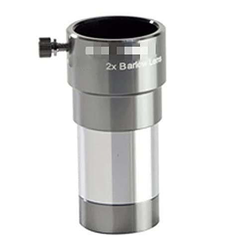 Mikroskop 1,25 Zoll astronomisches Teleskop-Okular, optisches Glas, 4 mm, 6 mm, 9 mm, 12 mm, 15 mm, 32 mm, 40 mm, 2 x Barlow-Mikroskop-Linse(2X) von Generic