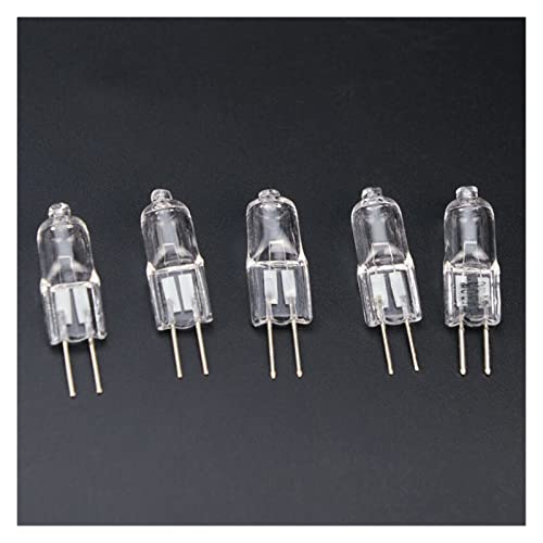 Mikroskop 5 Stück Mikroskoplampe Beleuchtung G4 Halogenlampe Bubble 6V 20W(30W) von Generic