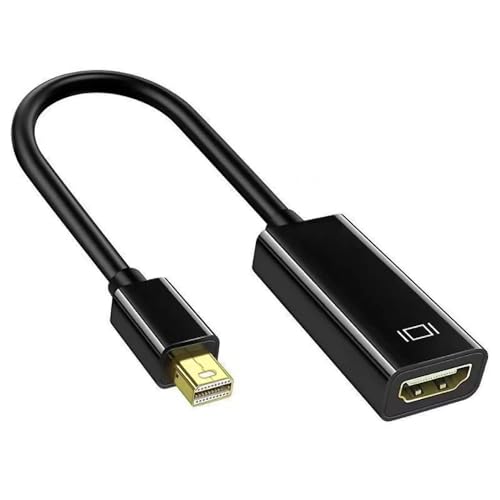 Mini-DisplayPort-auf-HDMI-Adapter, 0,2 m, Mini-DP auf HDMI-Adapter (Stecker auf Buchse), kompatibel mit MacBook Air/Pro, Microsoft Surface Pro/Dock, Monitor, Projektor und mehr, 1080p, 60 Hz von Generic