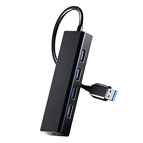 Mini-USB-Hub-Erweiterungen 4 Port USB 3.0-Hub-Expander USB-Adapterstation Ultraflacher tragbarer Daten-Hub CsQ131 von Generic