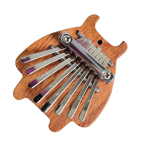Mini-kalimbaa-Daumenklavier – Tragbares 8-Tasten-Fingerklavier | Afrikanische Percussion-Harfe Im Taschenformat, Kleines Handzupf-Idiophon, Musikgeschenk Für Kinder Und Erwachsene, Anfänger von Generic