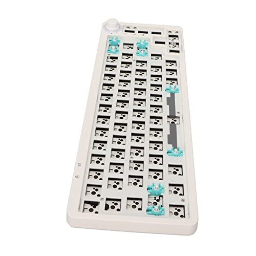 Modulare Mechanische Tastatur, Hot-Swap-fähige 3-Modus-Verbindung, Modulare DIY-Tastatur für die Schule (Weiß) von Generic