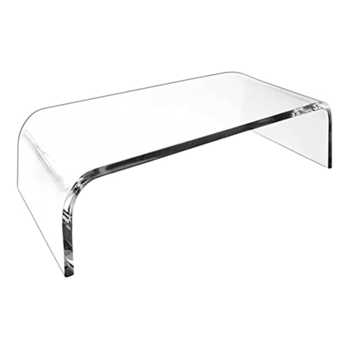 Monitor Stand Riser - Transparenter Acryl Computer Ständer, Klarer Desktop Organizer | Ergonomischer Bildschirm Riser Für Laptop, Monitor Und PC, Aufbewahrungslösung Für Schreibtisch Arbeitsbereich von Generic