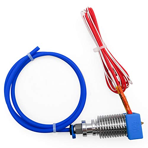 Montiertes MK9 Extruder Hot End Kit mit Silikonabdeckung für Creality CR-10 V2 Serie 3D-Drucker, VH3.96 Port, 24 V 40 W von Generic
