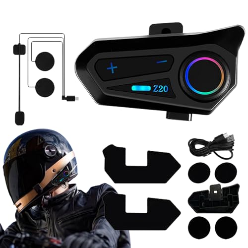-Motorrad -Helmkommunikationssystem - wasserdichtes drahtloser Lautsprecher, Geräuschisolation | Erweiterte Spielzeit, einfache Installation, klare Stimme, 5.1, Sprachsteuerungsfun -Motorrad -Helmkommunikationssystem - wasserdichtes drahtloser Lautsprecher, Geräuschisolation | Erweiterte Spielzeit, einfache Installation, klare Stimme, 5.1, Sprachsteuerungsfun von Generic