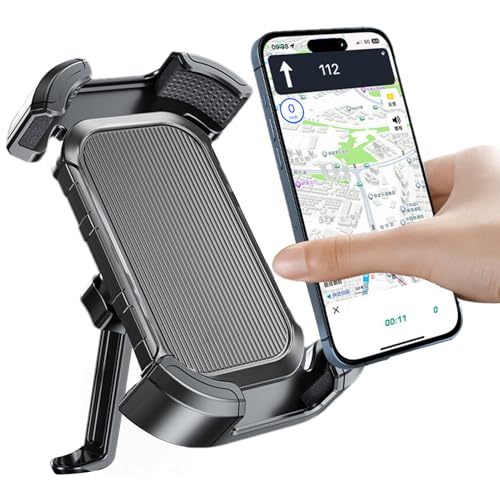 Motorrad Telefonhalterung - Fahrrad -Telefonhalter -Klemme, Fahrrad -Smartphone -Halter | 360 ° Swing Bike Smartphone -Halterung, Motorrad -Mobiltelefonhalter 360 -Grad -Rotationshalterung Für von Generic