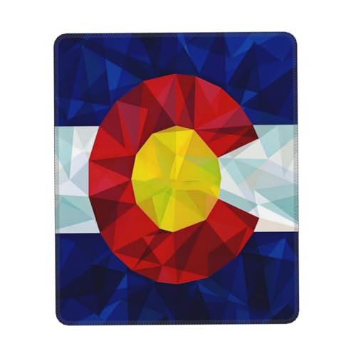 Mousepad, Colorado-Flagge Gaming Mousepad Langlebige Mousepad Tragbar Desk Pad Für Computer Büroarbeiten 25X30Cm Mousepad, Colorado-Flagge Gaming Mousepad Langlebige Mousepad Tragbar Desk Pad Für Computer Büroarbeiten 25X30Cm von Generic