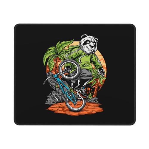 Mouspad Panda, Der Fahrrad Fährt Gaming Mauspad Rutschfester Mouse Pad Stabiler Halt Auf Glatten Oberflächen Mauspad for MacBook Computer Alle Maustypen 25X30Cm Mouspad Panda, Der Fahrrad Fährt Gaming Mauspad Rutschfester Mouse Pad Stabiler Halt Auf Glatten Oberflächen Mauspad for MacBook Computer Alle Maustypen 25X30Cm von Generic