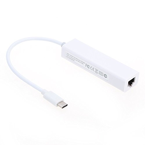 Multifunktions USB 3.1 Typ C bis 3 Ports USB 3.0 HUB RJ45 Ethernet Netzwerk LAN Port Adapter für MacBook 30,5 cm Google Chromebook Pixel von Generic