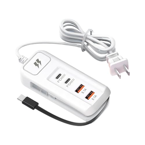 Multiport USB Ladestation - 4-Port Ladegerät Hub | Perfect USB Charging Hub für Zuhause, Büro und Arbeitsplatz, laden Sie Ihre Geräte effizient, kompaktes Design für eine von Generic