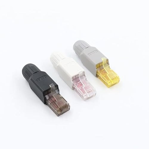 Network Plug Tool-Free RJ45 CAT6 LAN FTP Cable Plug Without Tools CAT5 CAT7 Installation Cable Patch Cable Network Cable Toolless Modular Plug Connector Crimp Plug von Generic