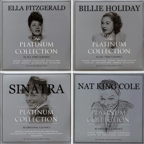 NotNow Music Bundle - Platinum Collection Vinyl LPs - Ella Fitzgerald, Billie Holiday, Frank Sinatra, Nat King Cole (4 albums, 12 LPs) von Generic