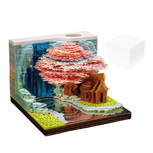 Notizblock, Kunstkalender Notizblock - Designnotizblöcke Haftnotizen | Nachhaltiger Papier-Notizblock, Kunsthandwerk für Familie, Freunde und Notizblock, Kunstkalender Notizblock - Designnotizblöcke Haftnotizen | Nachhaltiger Papier-Notizblock, Kunsthandwerk für Familie, Freunde und von Generic