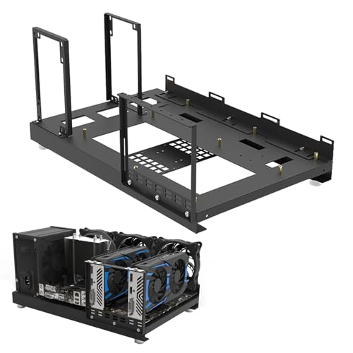 Open Case Set - Öffnen Sie Das Chassis Für DIYS -PC -Build, Hardware -Testständer | -Test -Rig, Modularer Computerrahmen, Vertikales Übertakten Von Open Aluminiumrahmen -Chassis -Rack, Gute Wär Open Case Set - Öffnen Sie Das Chassis Für DIYS -PC -Build, Hardware -Testständer | -Test -Rig, Modularer Computerrahmen, Vertikales Übertakten Von Open Aluminiumrahmen -Chassis -Rack, Gute Wär von Generic