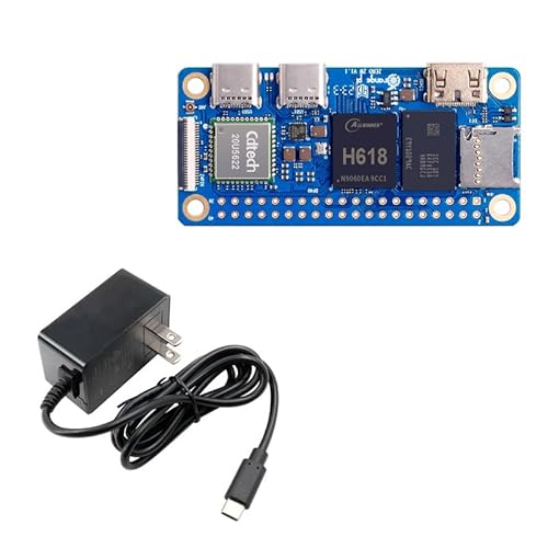 Orange Pi Zero 2 W 4 GB LPDDR4 Allwinner H618 Quad-Core 64 Bit Single Board Computer mit 16 MB SPI Flash,unterstützt WiFi und BT5.0, Entwicklungsplatine Run Android 12 TV/Ubuntu (Null 2 W 4G + von Generic