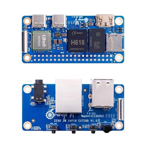 Orange Pi Zero 2 W 4 GB LPDDR4 Allwinner H618 Quad-Core 64 Bit Single Board Computer mit 16 MB SPI Flash,unterstützt WiFi und BT5.0, Entwicklungsplatine Run Android 12 TV/Ubuntu (Zero 2 W 4G + von Generic